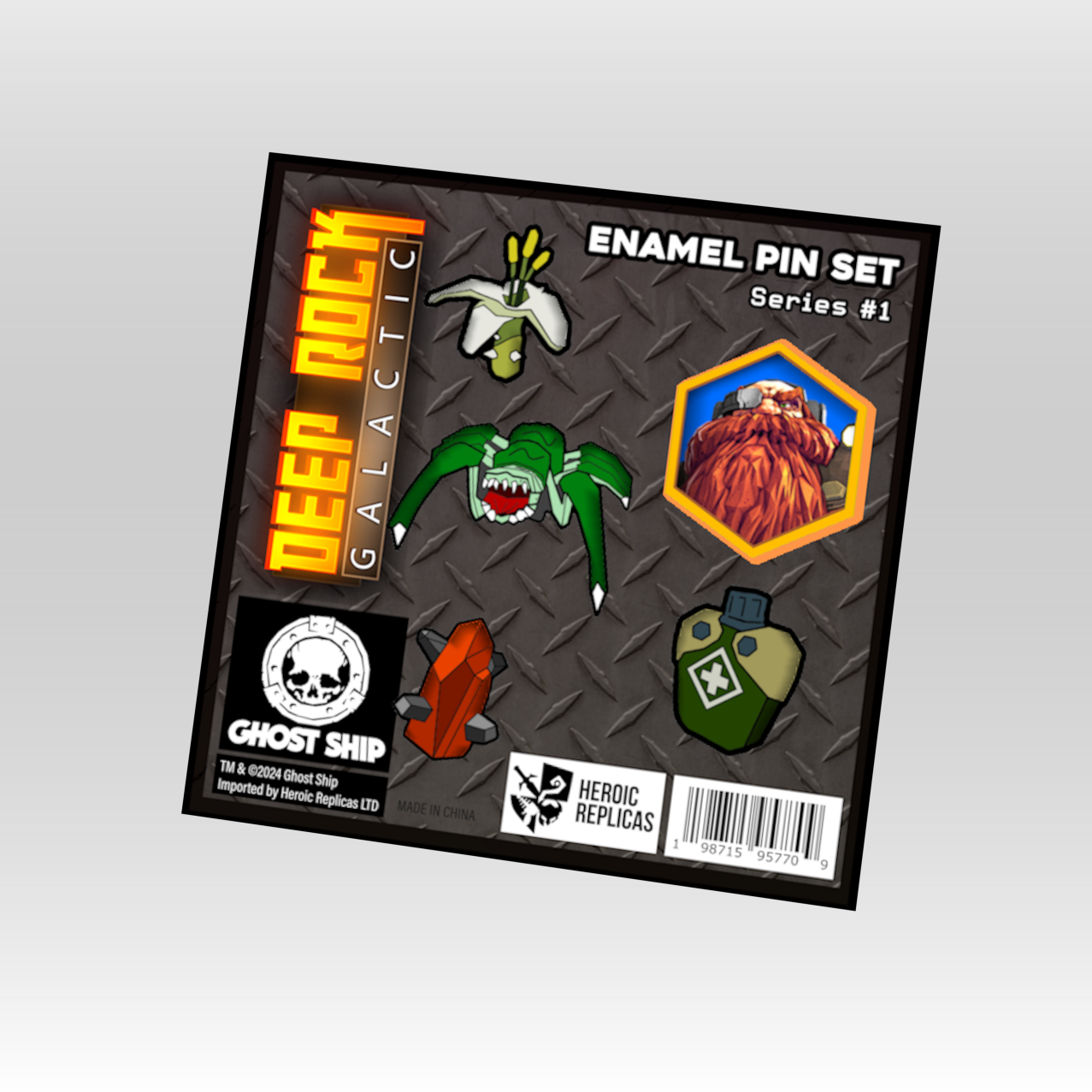 DRG Enamel Pin Set