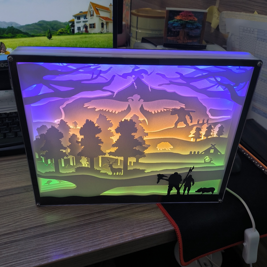 Valheim Lightbox Display