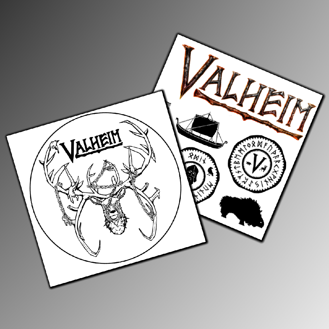 Valheim Vinyl Static Sticker Pack