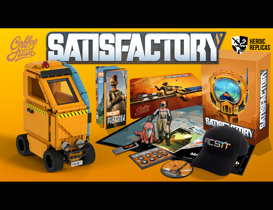 Find Satisfactory, Deep Rock Galactic, and Valheim Game Merch + Deals ...